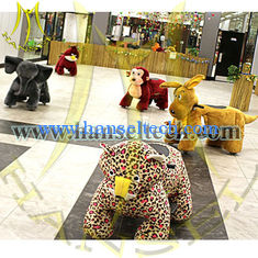China Hansel Best seller coin operated animal rides battery operated Walking Scooter Animals Plush Riding Animals proveedor