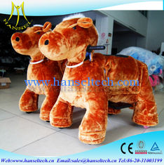 China Hansel stuffed animal toy ride grass chopper machine for animals feed boy and animals sex coin and non coin ride animals proveedor