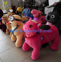 China Hansel train rides for kids electric stuffed animals adults can ride happy rides on animal inexpensive amusement park proveedor