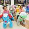 Hansel coin operate game machine kids amusement rides electric elephant plush ride proveedor